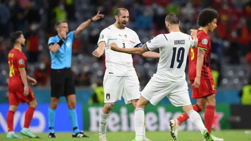 Eurocopa: Italia eliminó a Bélgica y será rival de España en semis