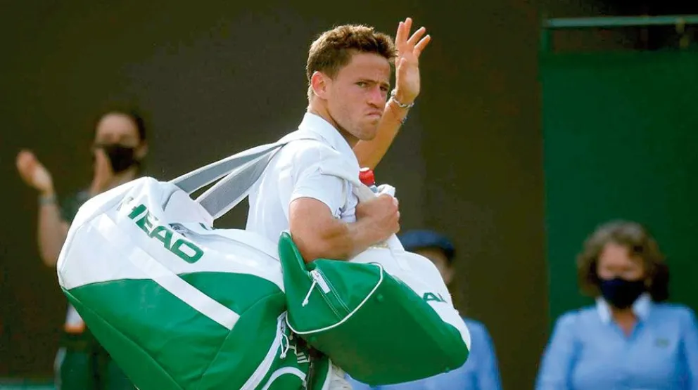 El Peque le dijo adiós a Wimbledon y a la ilusión argentina