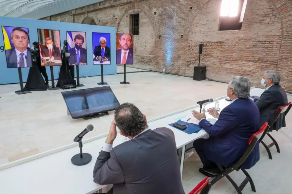 Cumbre virtual de presidentes del Mercosur con eje en tecnología y empleo