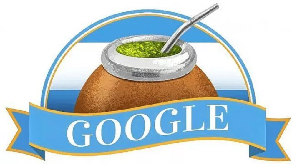 Google rinde homenaje al Día de la Independencia Argentina con el doodle de un mate