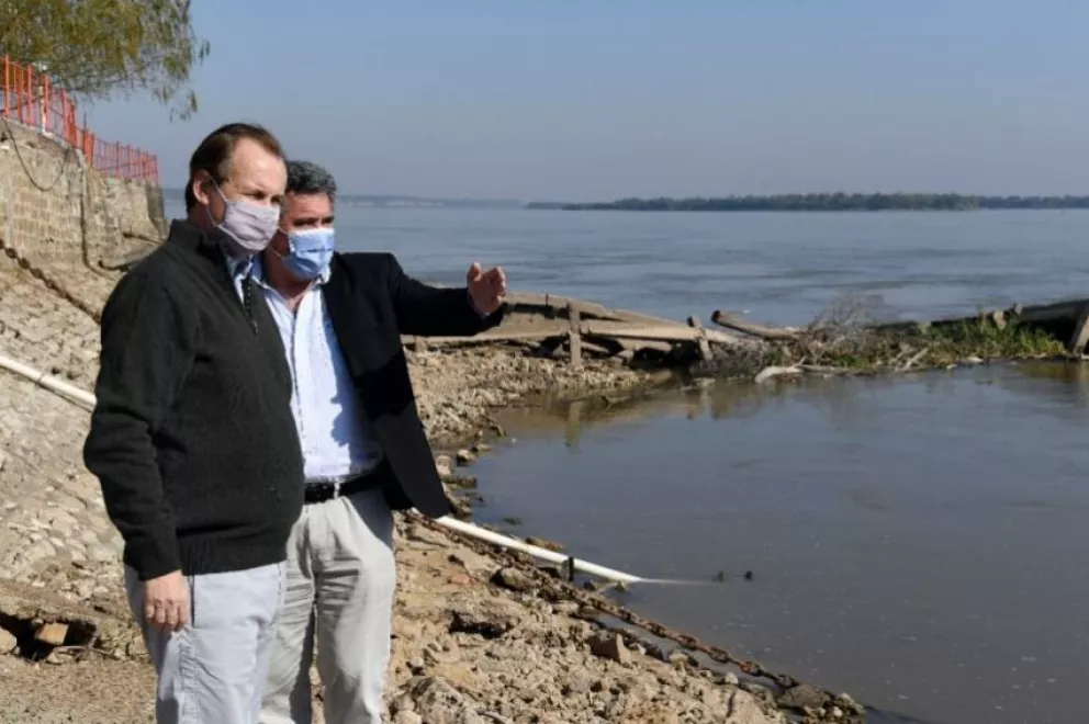 Gustavo Bordet: La bajante del río Paraná "es lo más urgente que nos ocupa"