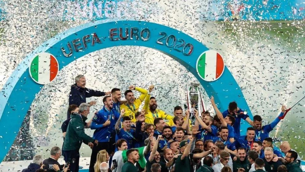 Italia festejó por penales su segunda conquista de la Eurocopa