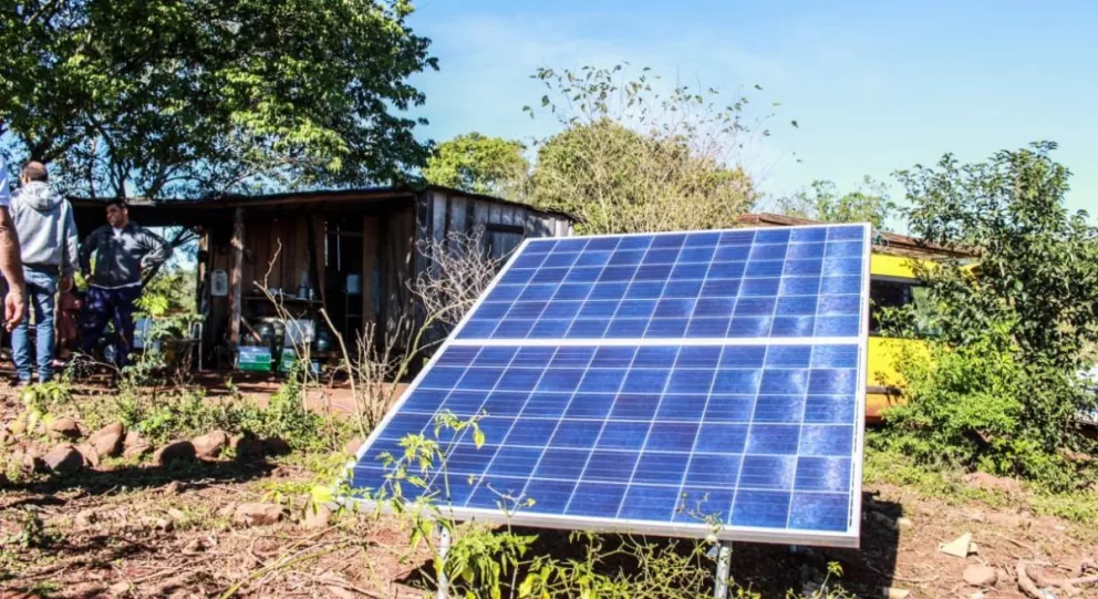 Eldorado: instalan paneles solares a productores de la agricultura familiar