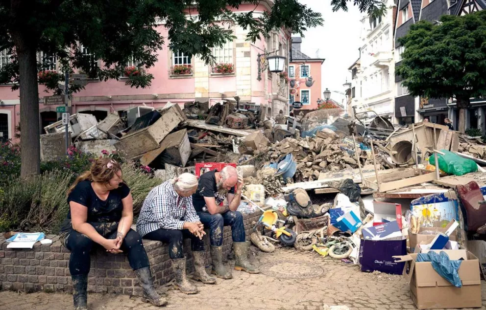 Alemania: temen rebrotes de Covid-19 por las inundaciones