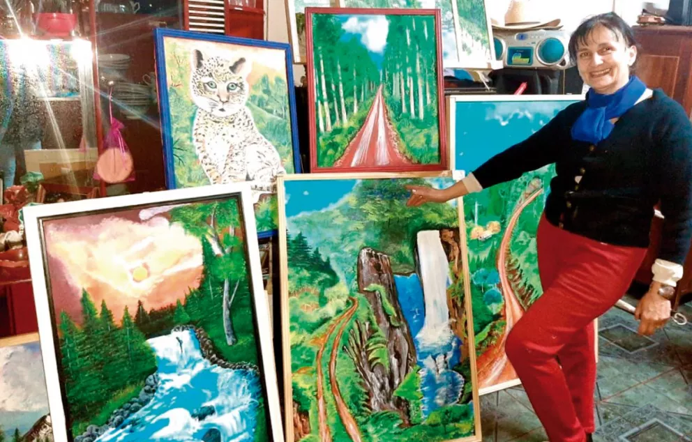 Buscó refugio en el arte para darle batalla al cáncer