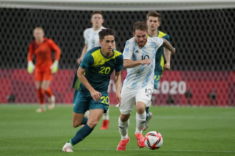 JJOO: la Selección Argentina Sub 23 tropezó en su debut olímpico ante Australia 